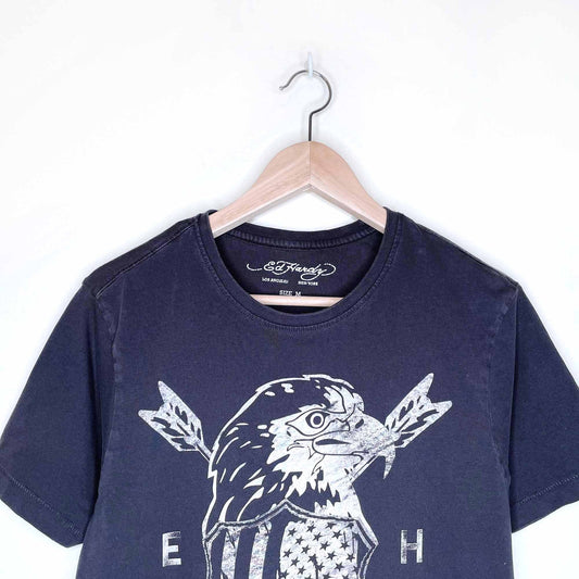 ed hardy eagle crest tee - size medium