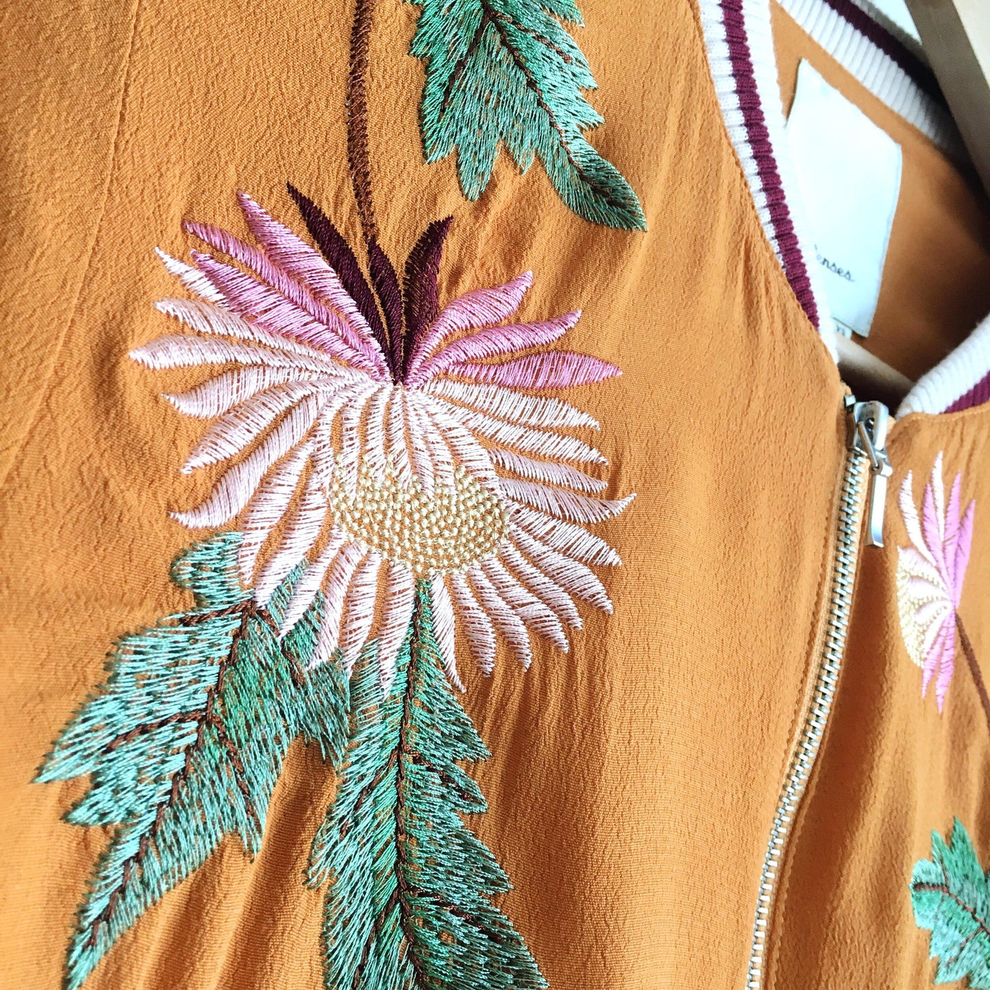 Elevenses embroidered solstice jacket - size xs