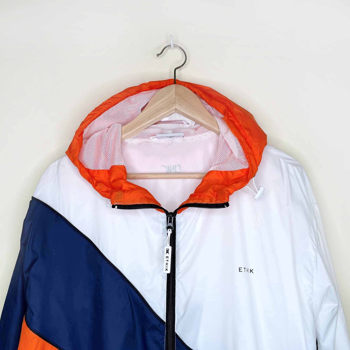 Ethik NY colour block windbreaker spring jacket - size XXL