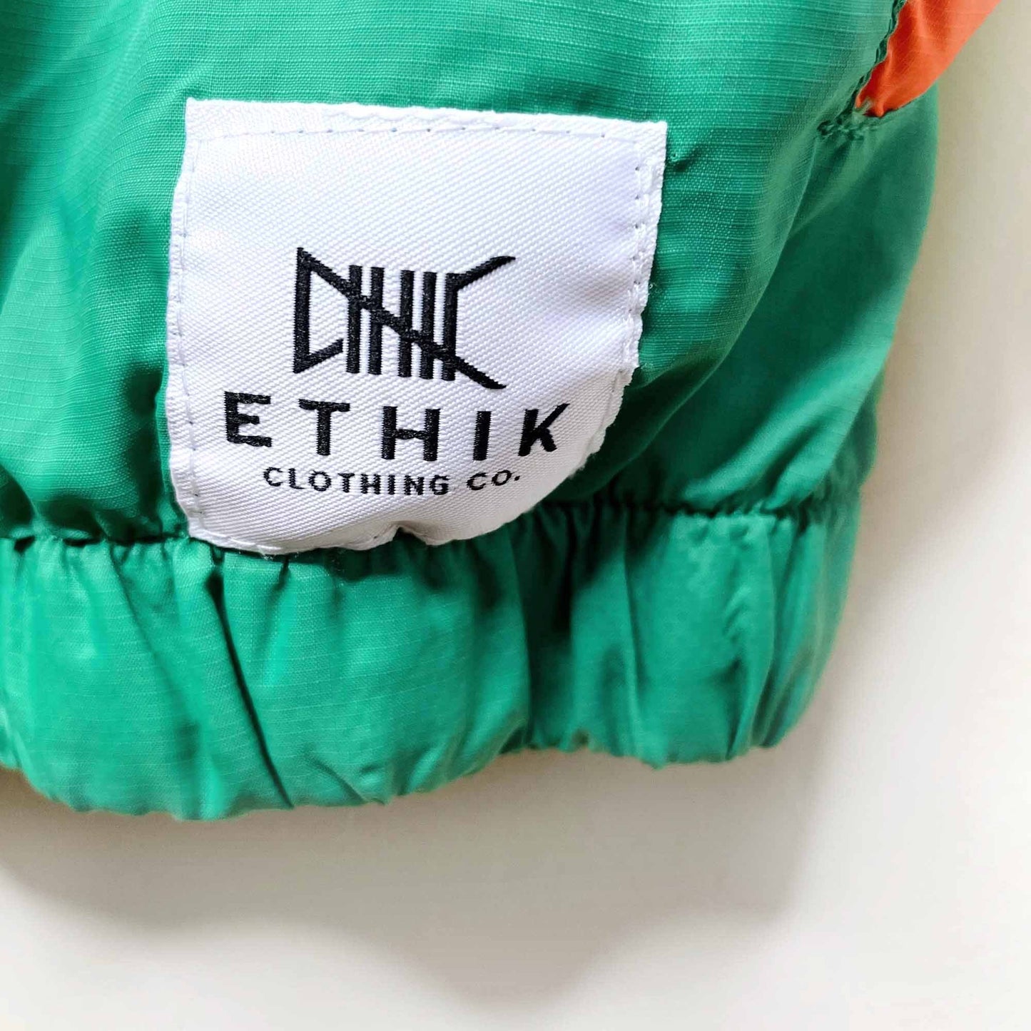 Ethik NY colour block windbreaker spring jacket - size XXL