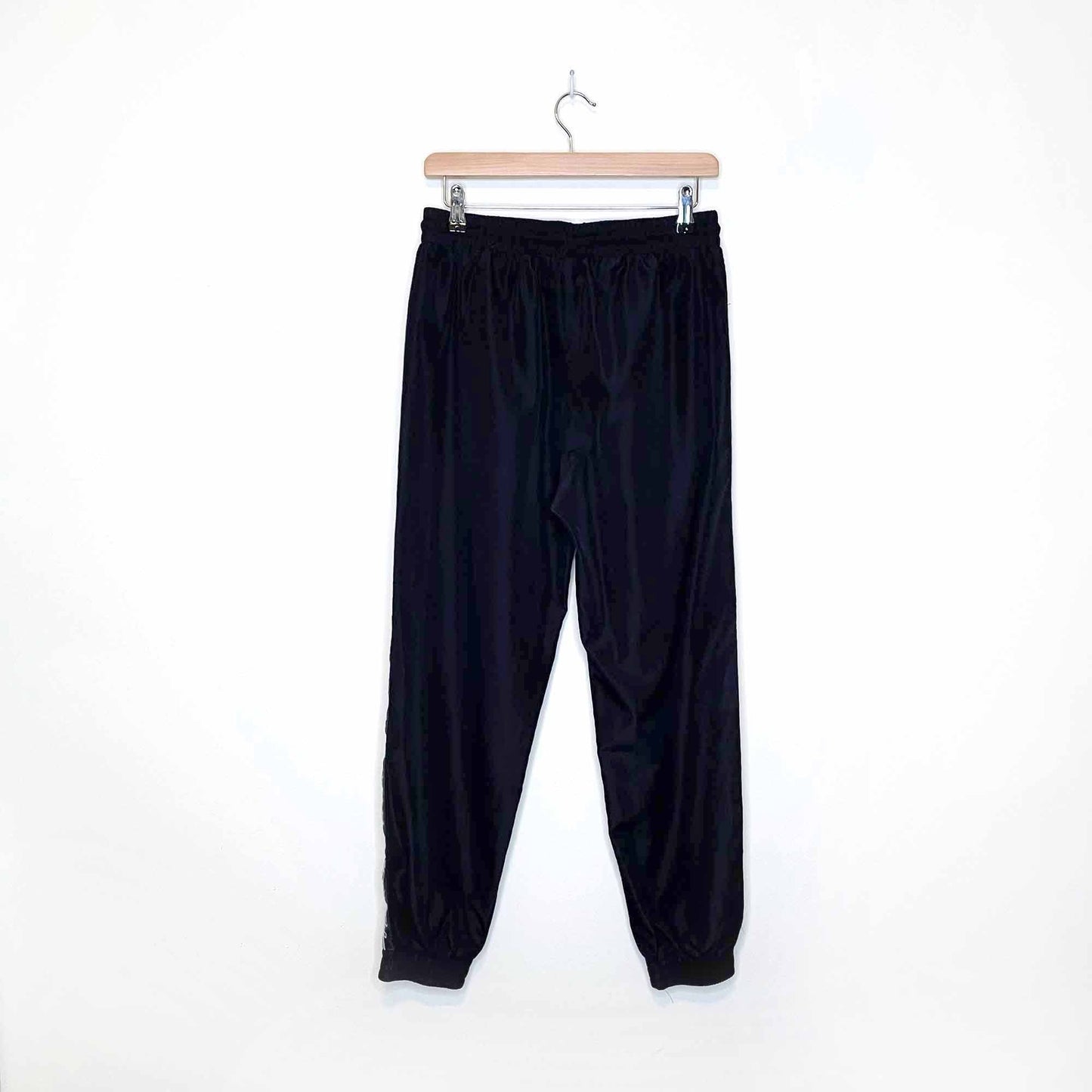 forever 21 high rise femme panel slushie track pants - size medium