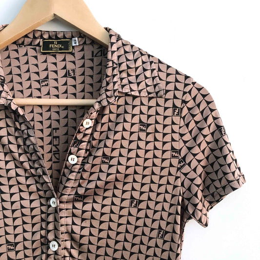 Vintage Fendi Polo - size 42 (xs)