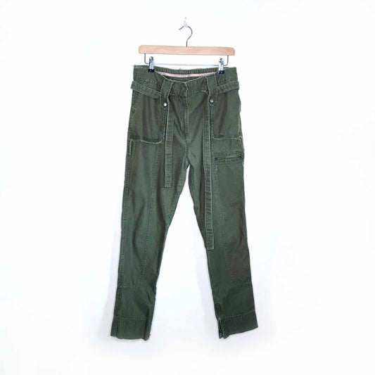 valentino for gap belted tie waist utility pants - size 8