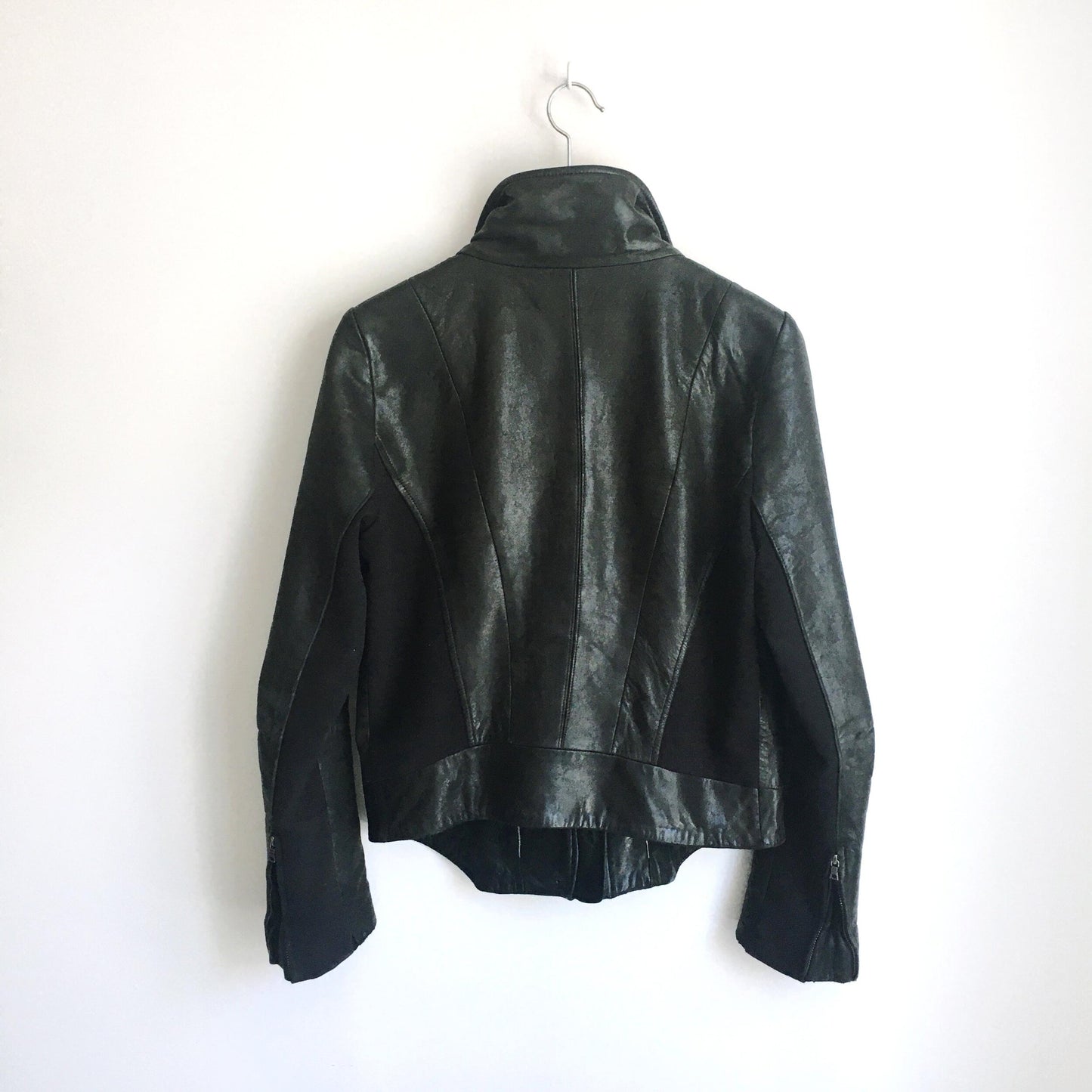 GAP leather moto jacket - size Medium