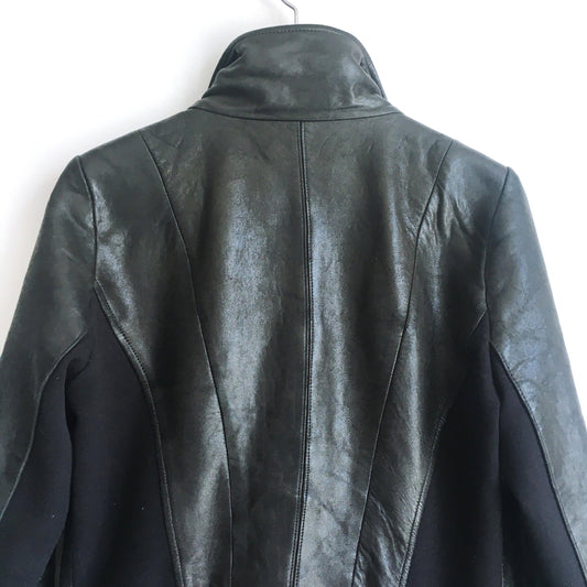 GAP leather moto jacket - size Medium