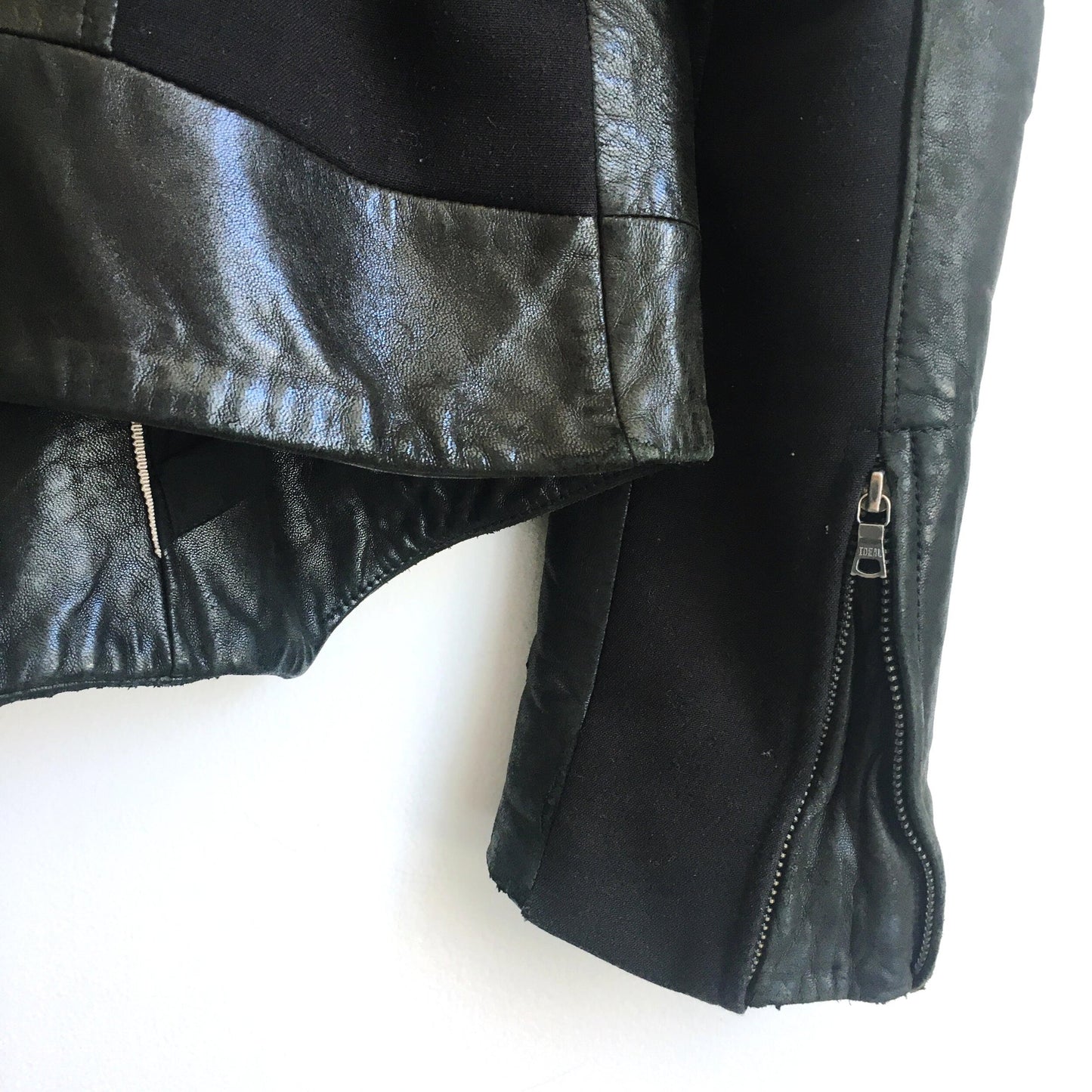 GAP leather moto jacket - size Medium