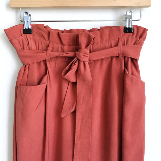 Zara TRF terra paperbag pants - size Small