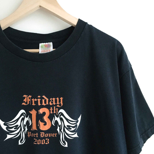 Vintage Harley Davidson Friday the 13th t-shirt - size xl