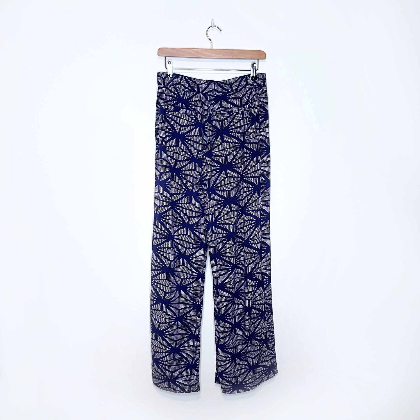 hei hei hirondelle high rise wide leg pattern pants - size small