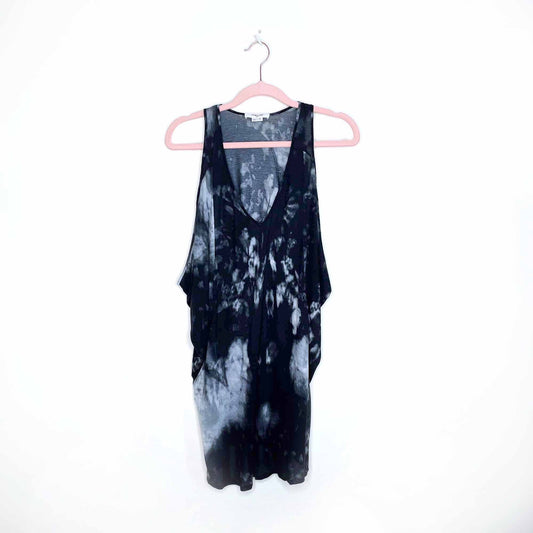 helmut lang rare 'skull print' batwing tank - size small