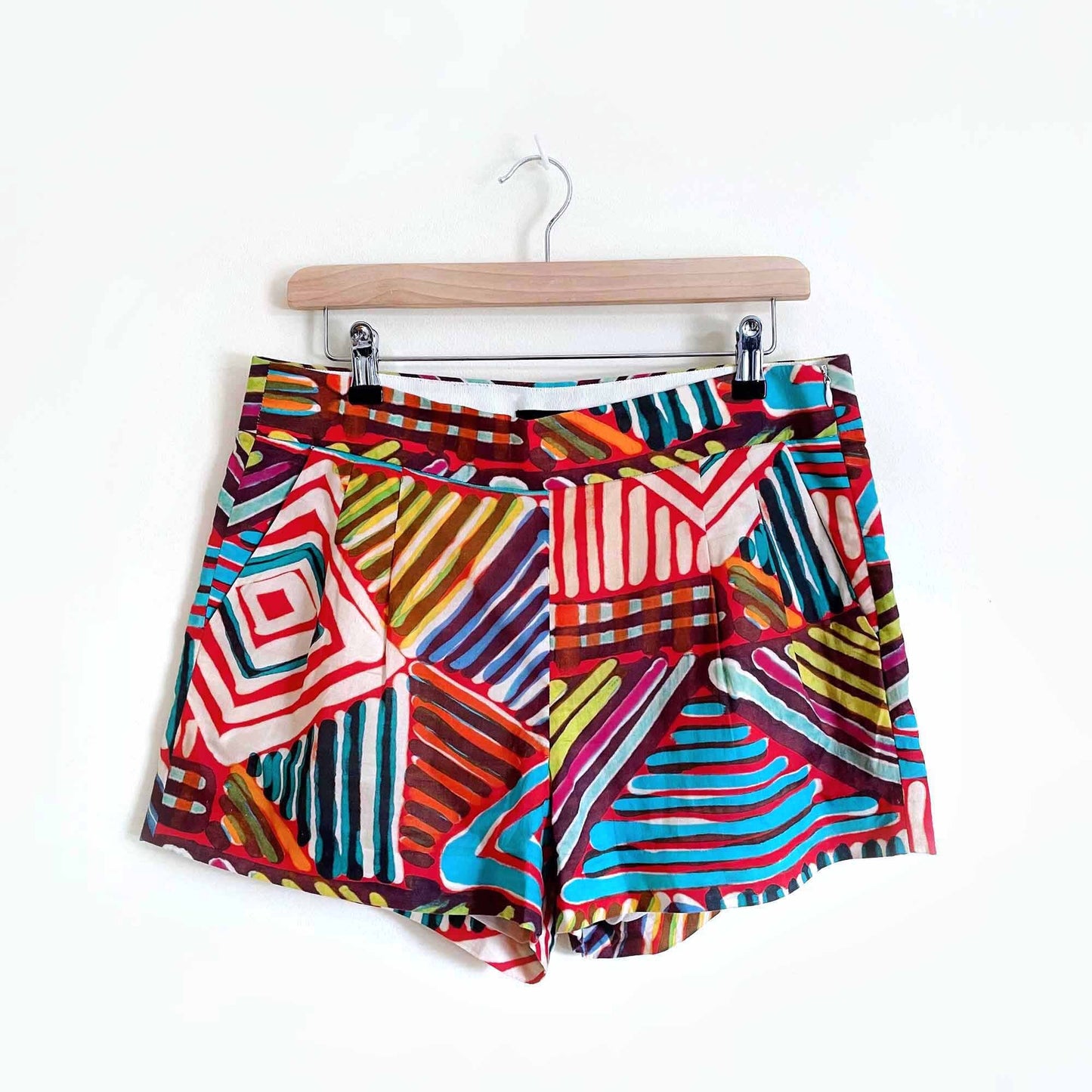 J Crew painted graphic shorts - size 8