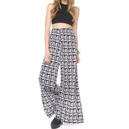 John Galt Ikat Wide Leg Pants - size Small