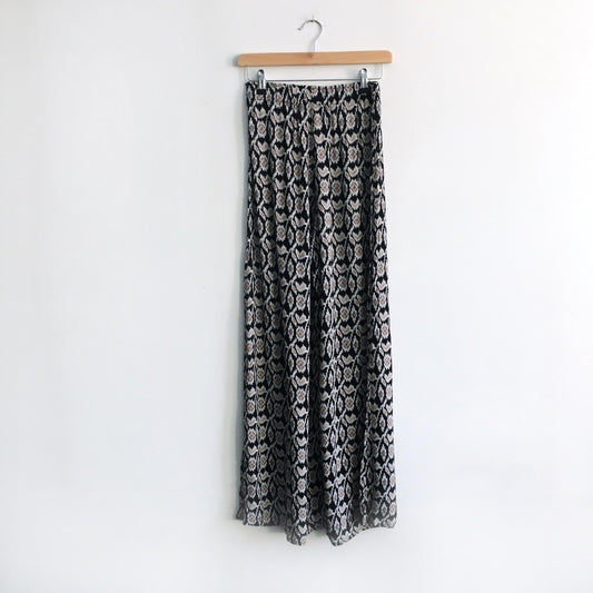 John Galt Ikat Wide Leg Pants - size Small