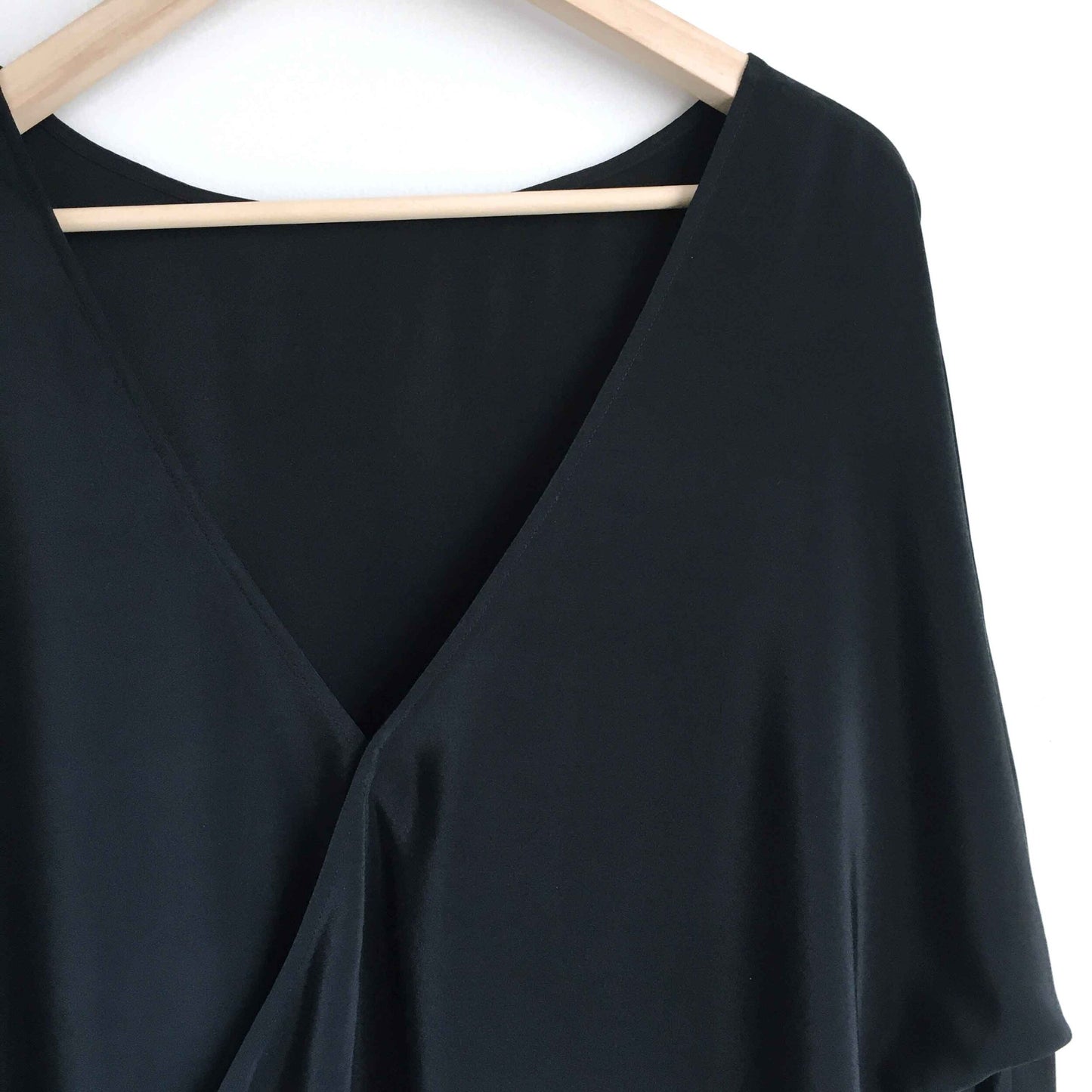 Joie silk wrap blouse - size Large