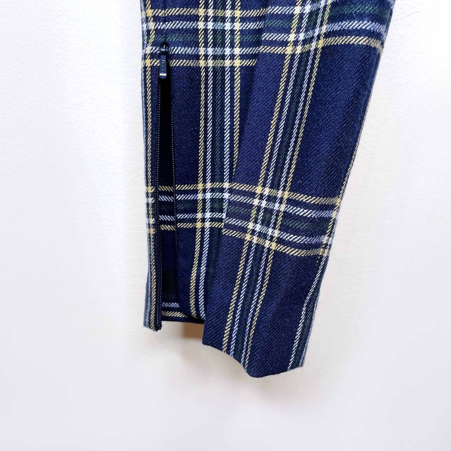 NWT Juicy Couture Eton wool-blend plaid pants - size 6