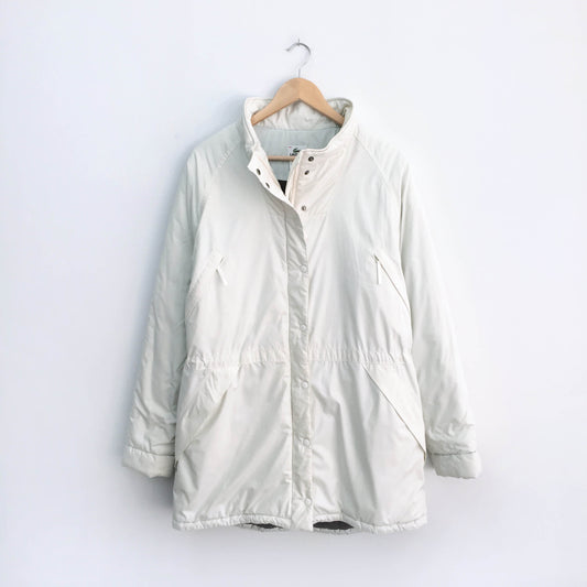 Lacoste White Parka - size 44