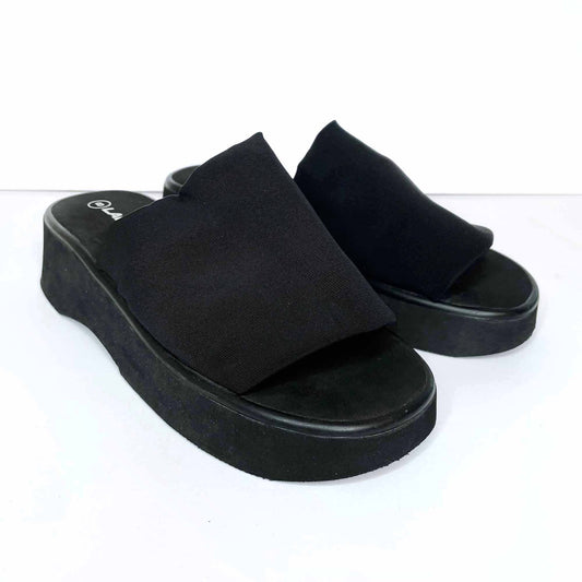 laguna chunky foam platform slides - size 8