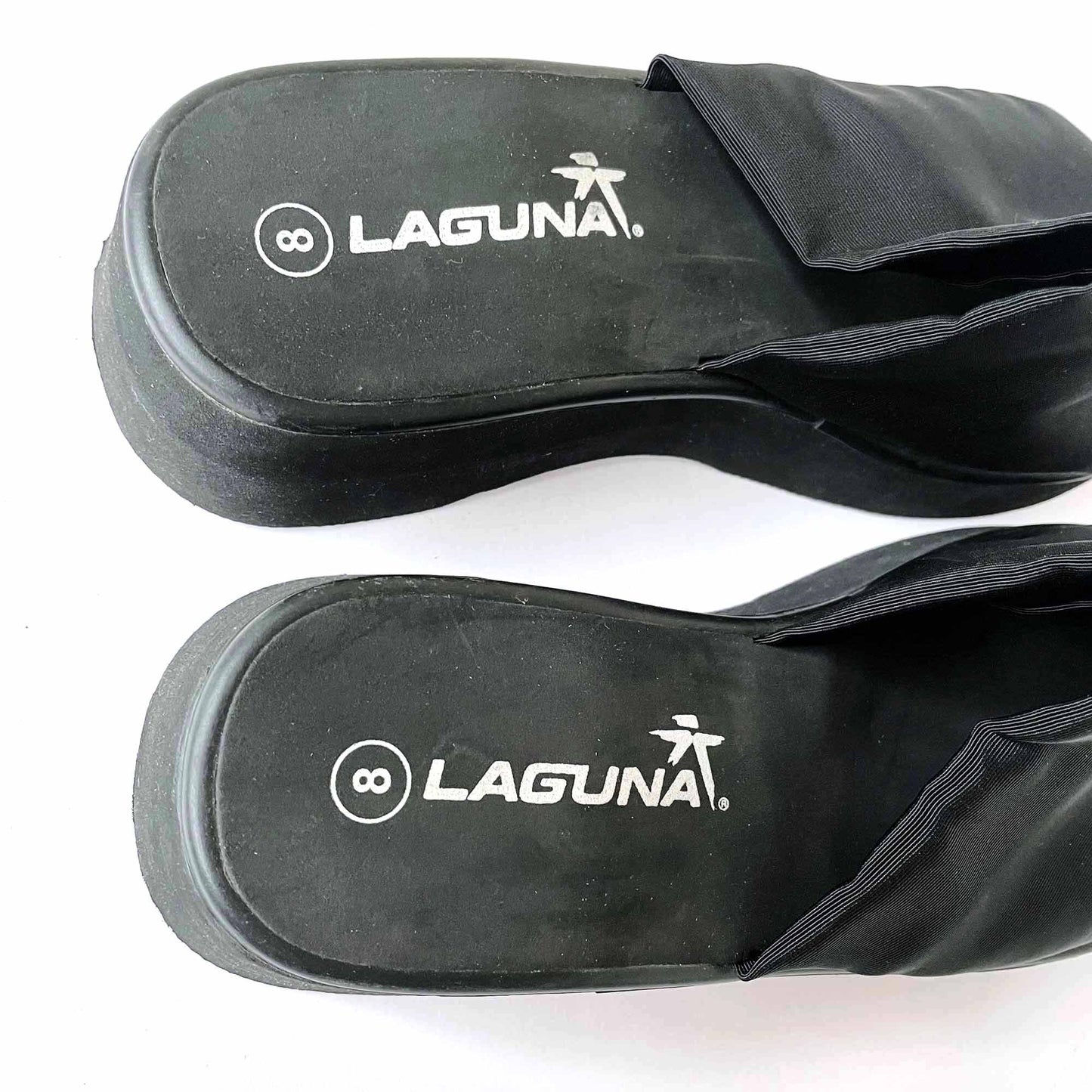 laguna chunky foam platform slides - size 8