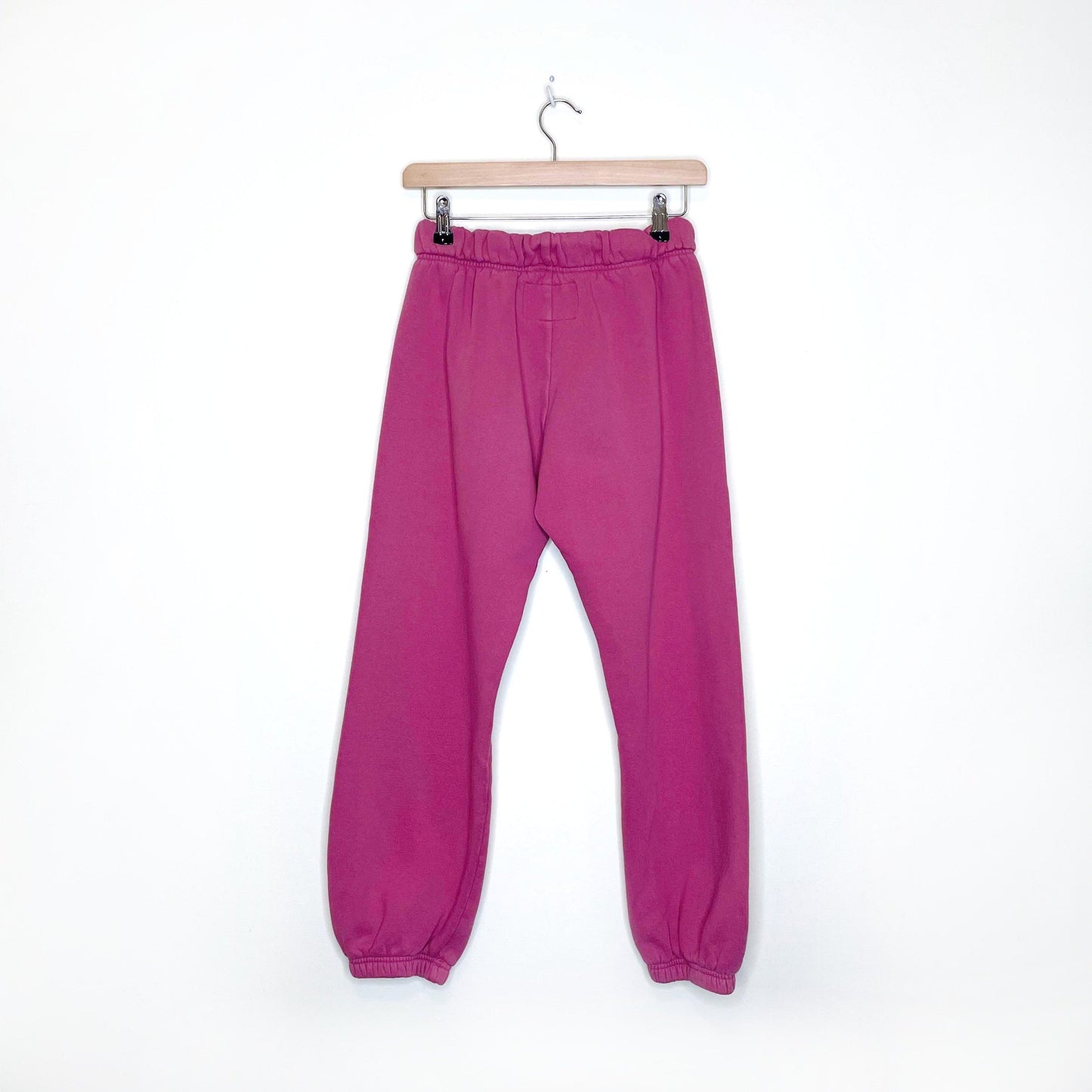 lazypants pink elastic sweatpants - size small