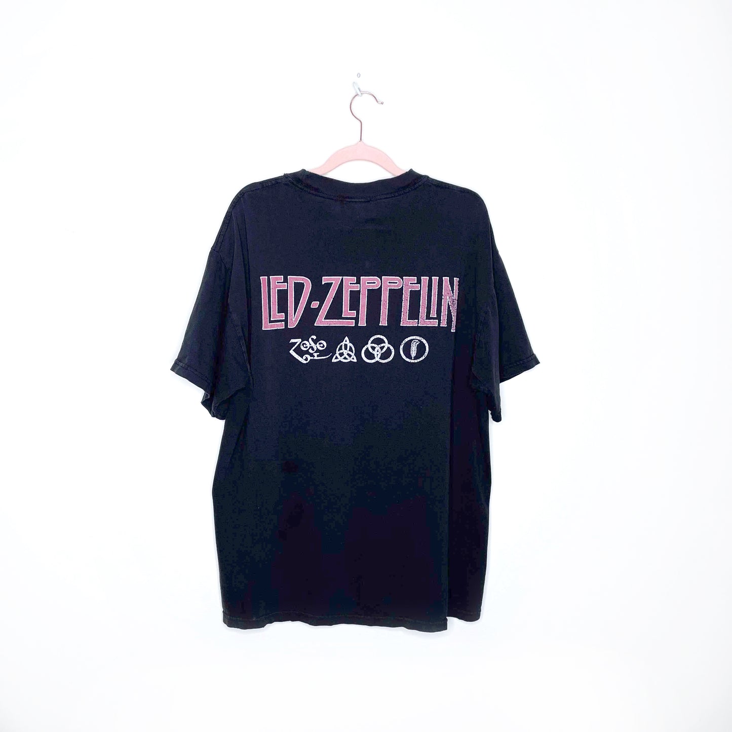 vintage 00's led zeppelin artimonde stairway to heaven band tee - size large