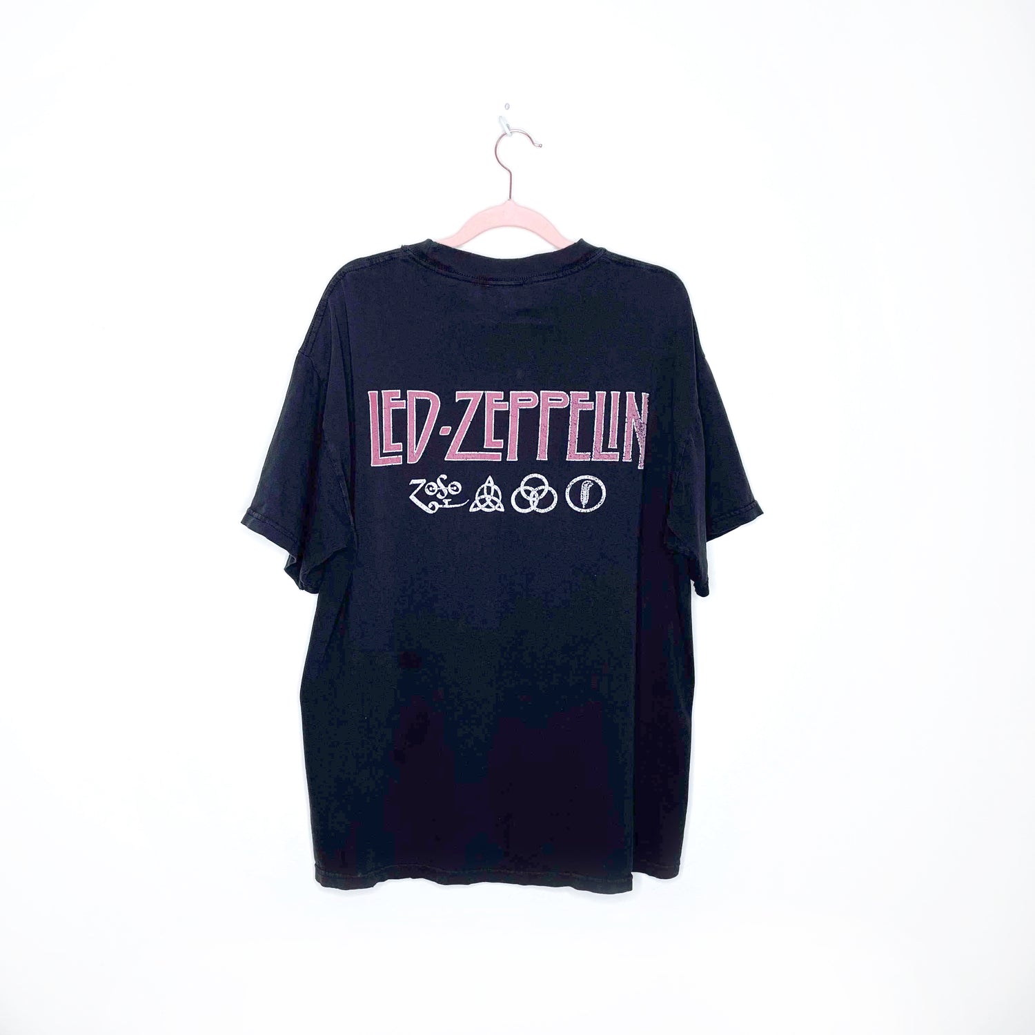 vintage 00's led zeppelin artimonde stairway to heaven band tee - size