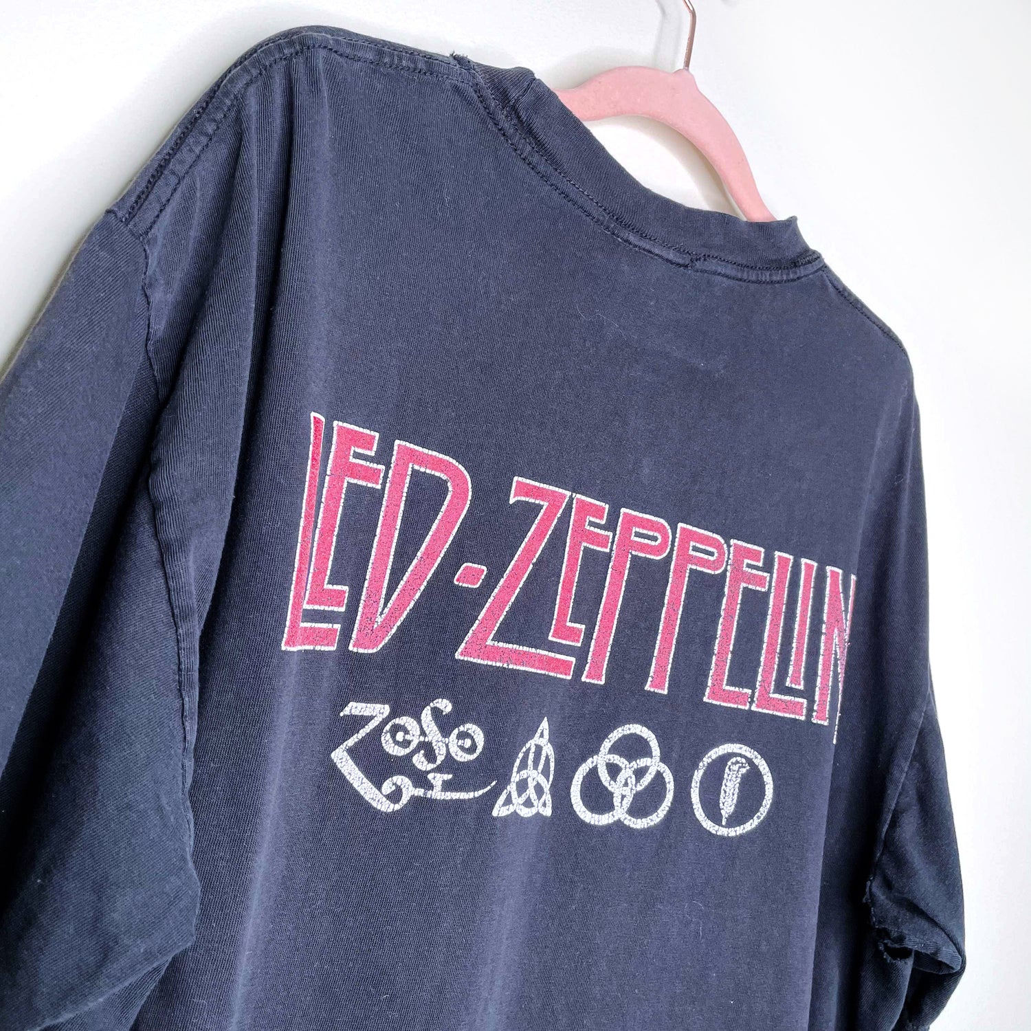 vintage 00's led zeppelin artimonde stairway to heaven band tee - size