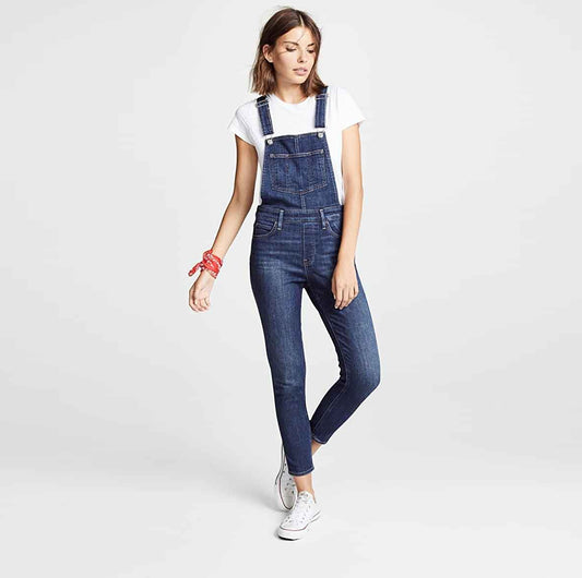 Levi's boyfriend skinny overalls - size Large