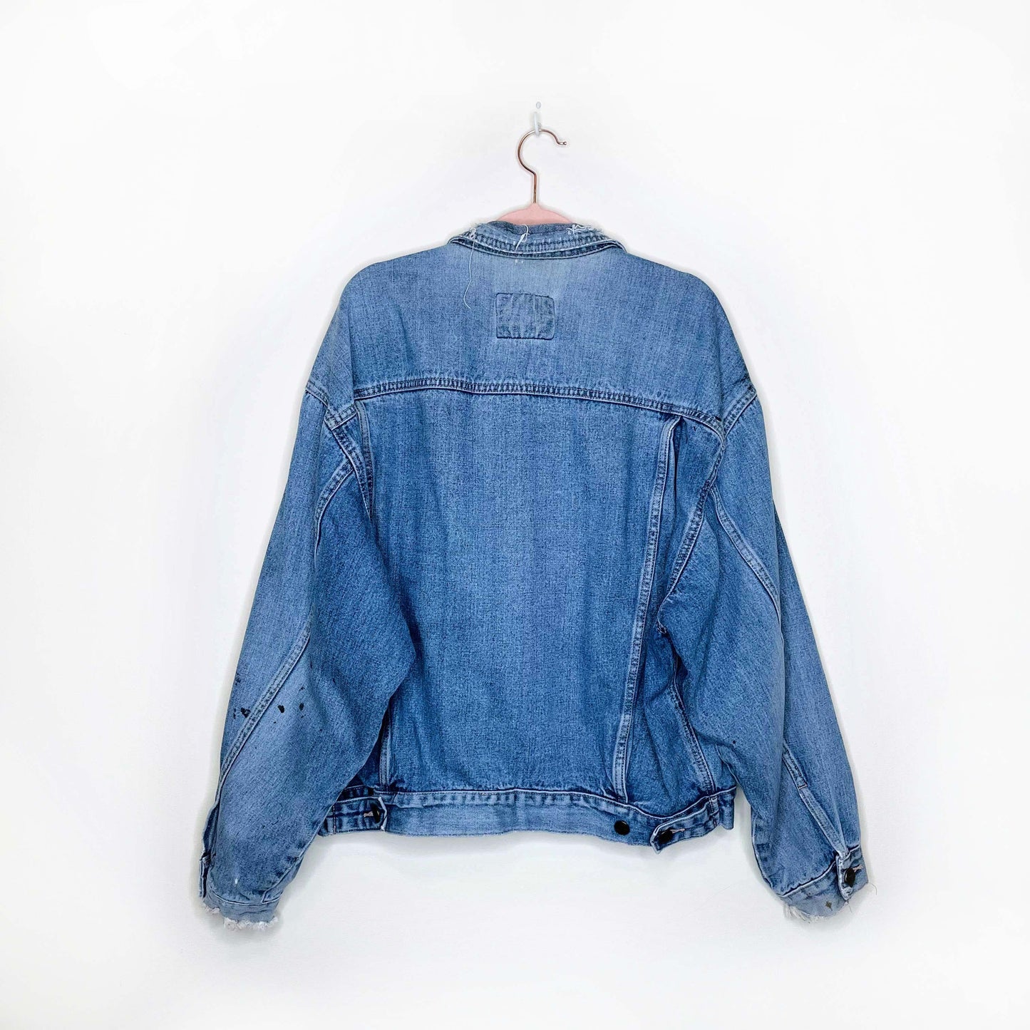 vintage 70's linson denim jacket - size xl