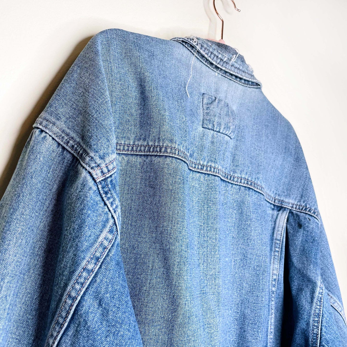 vintage 70's linson denim jacket - size xl