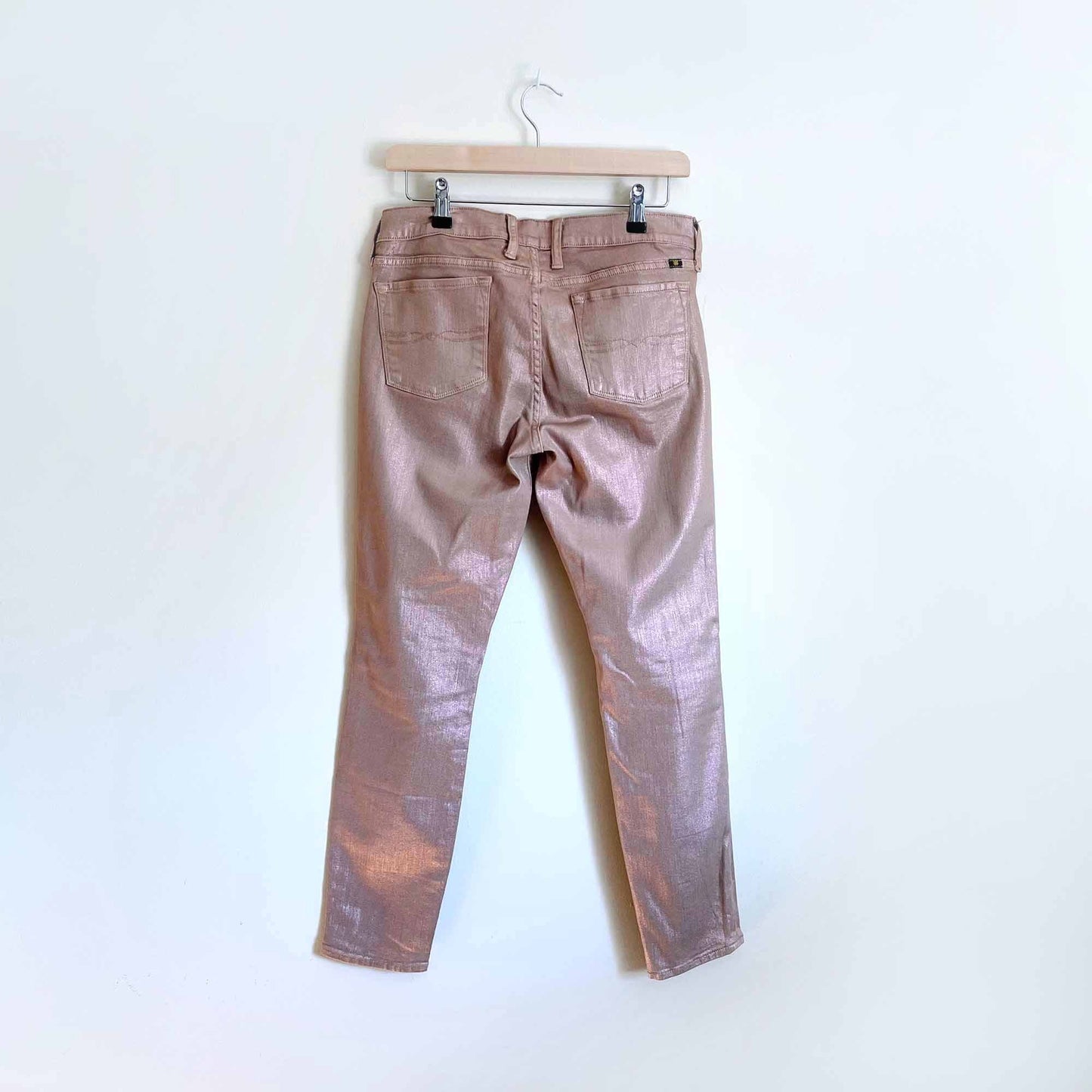 Lucky Brand rose gold Charlie skinny ankle jeans - size 10/30