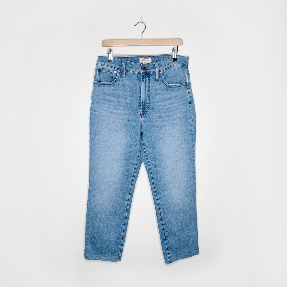 madewell the perfect vintage crop jean - size 30