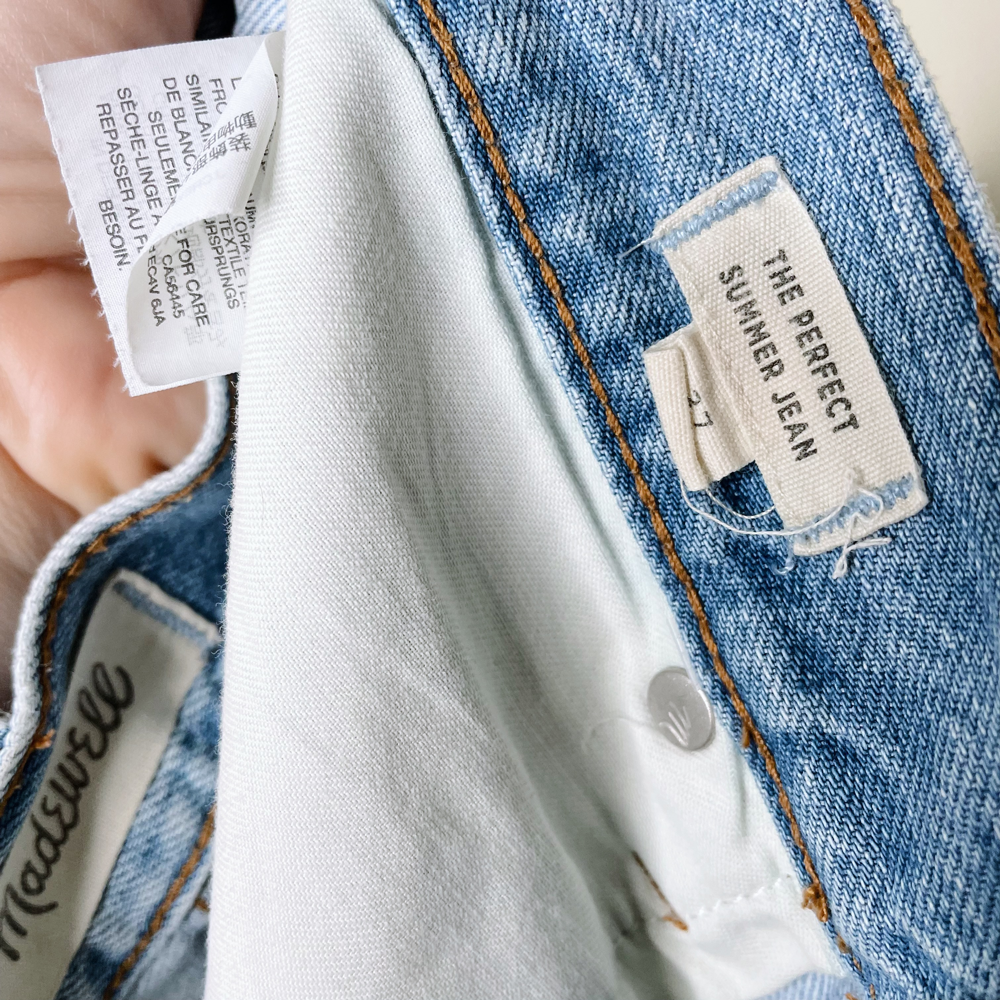 madewell the perfect summer jean - size 26