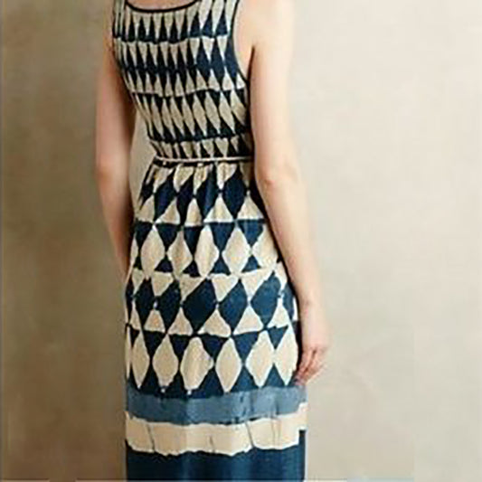 Maeve Silk Castalia Dress - size 6 - Anthropologie