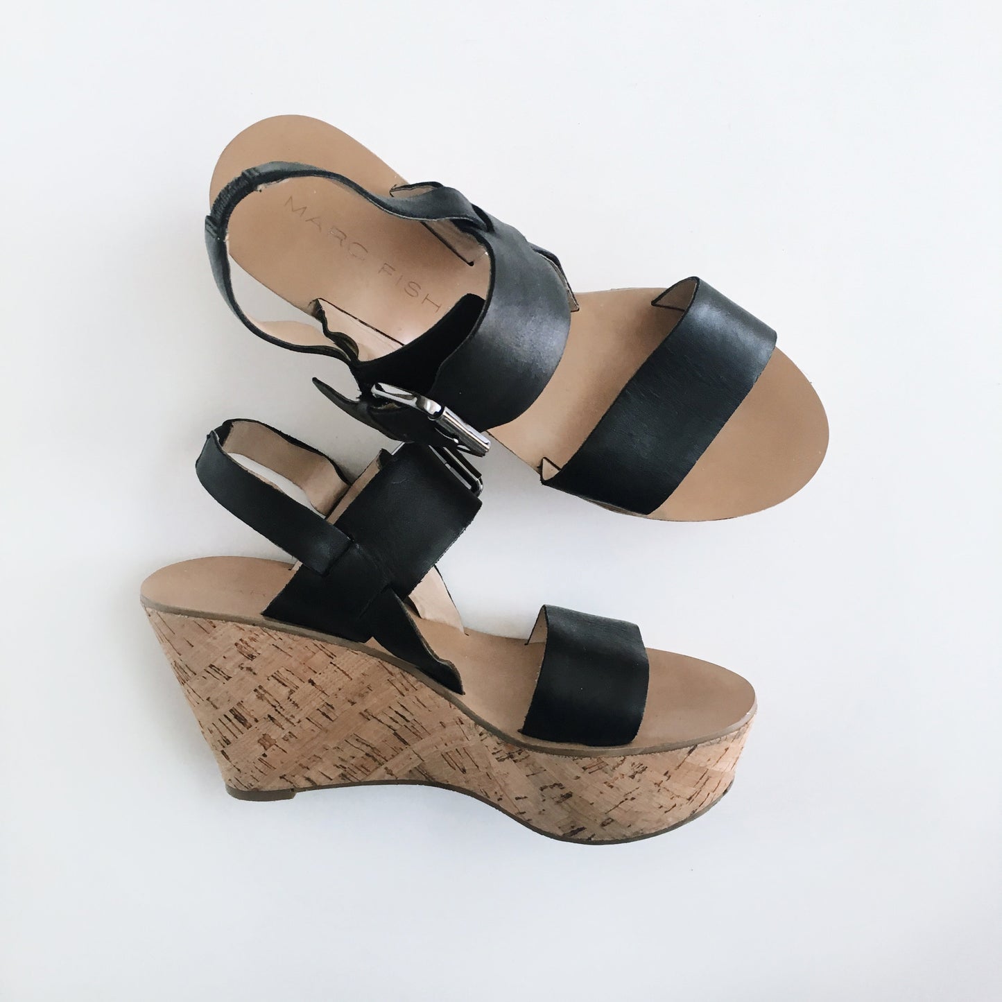 Marc Fisher M for Alie Platform Sandals - size 7