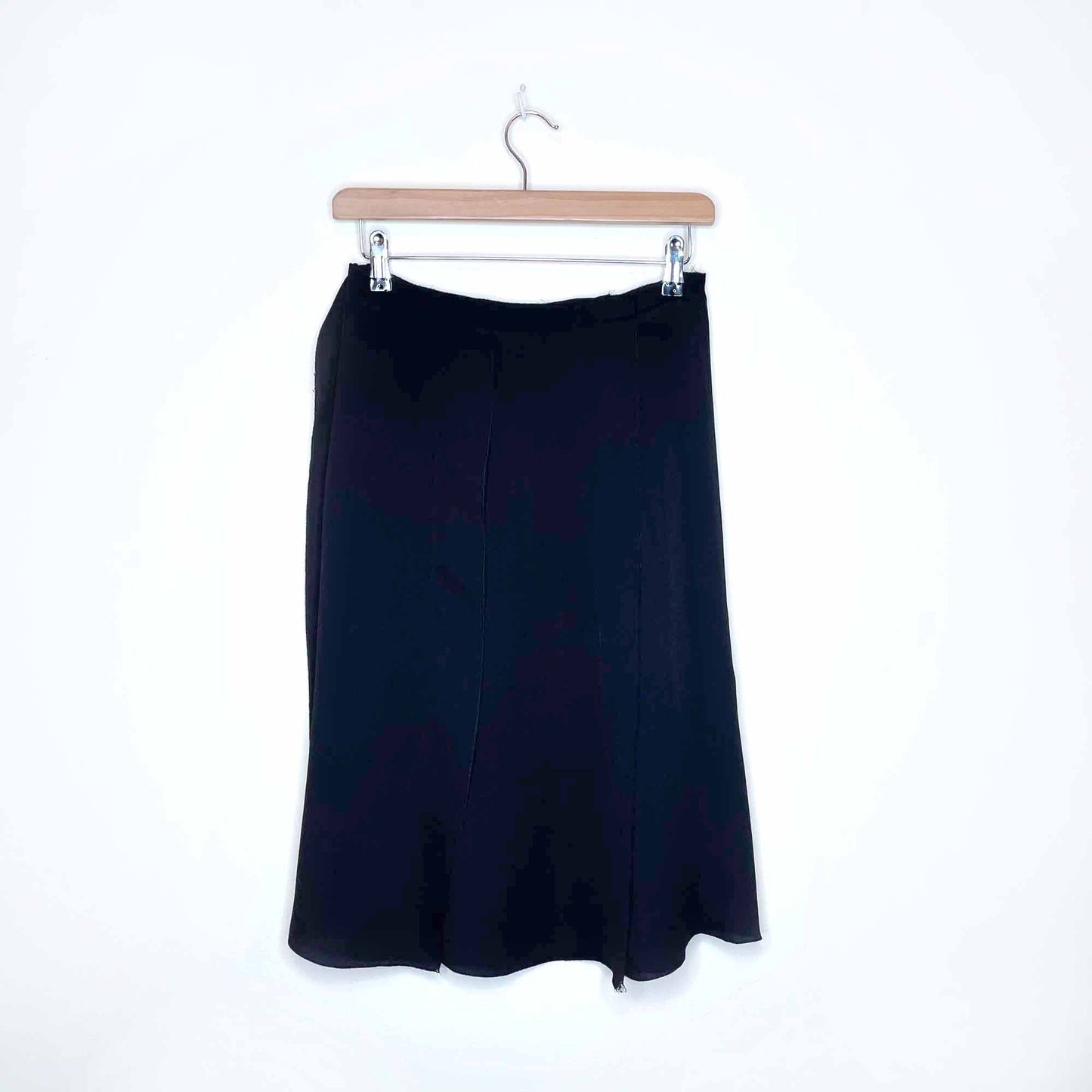 martine douvier paris black layered chiffon skirt - size medium – good ...