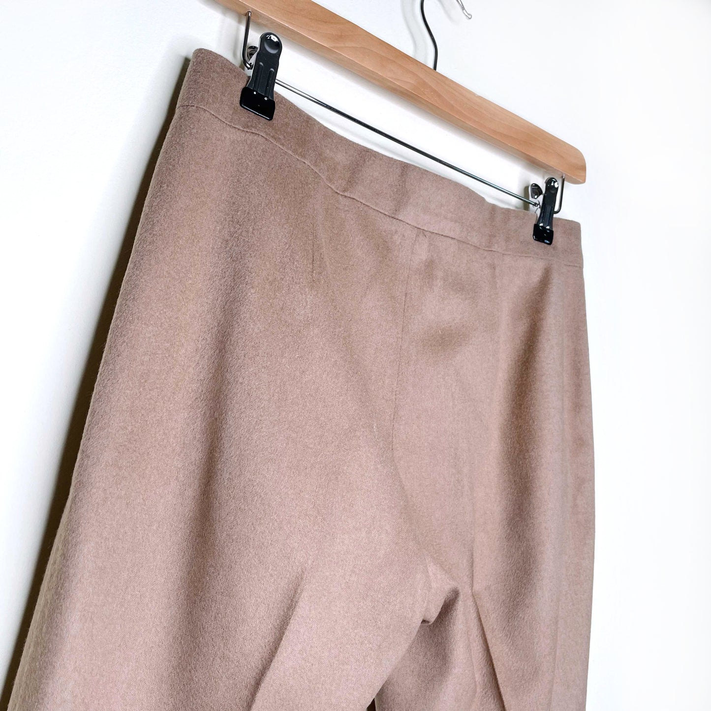 max mara camel hair tan olaf trousers - size 6