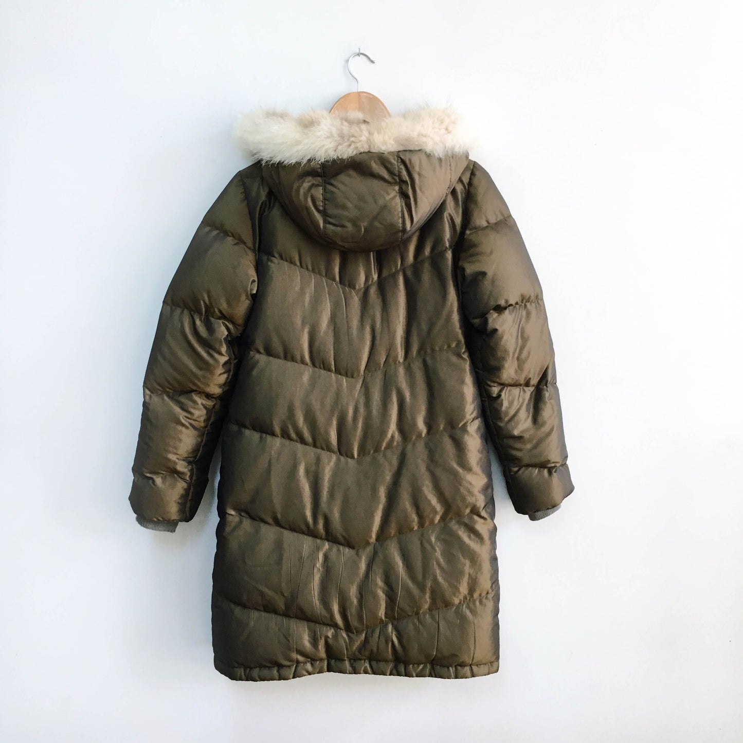 MEC Down Puffer Jacket with Fur Hood - size Small