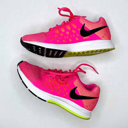 Nike pink zoom running shoes - size 8