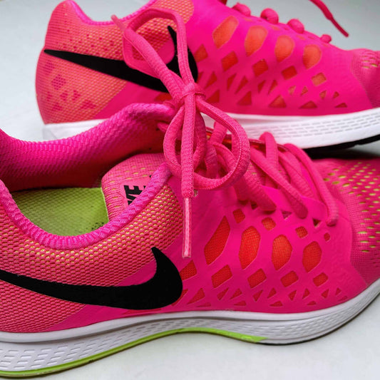 Nike pink zoom running shoes - size 8