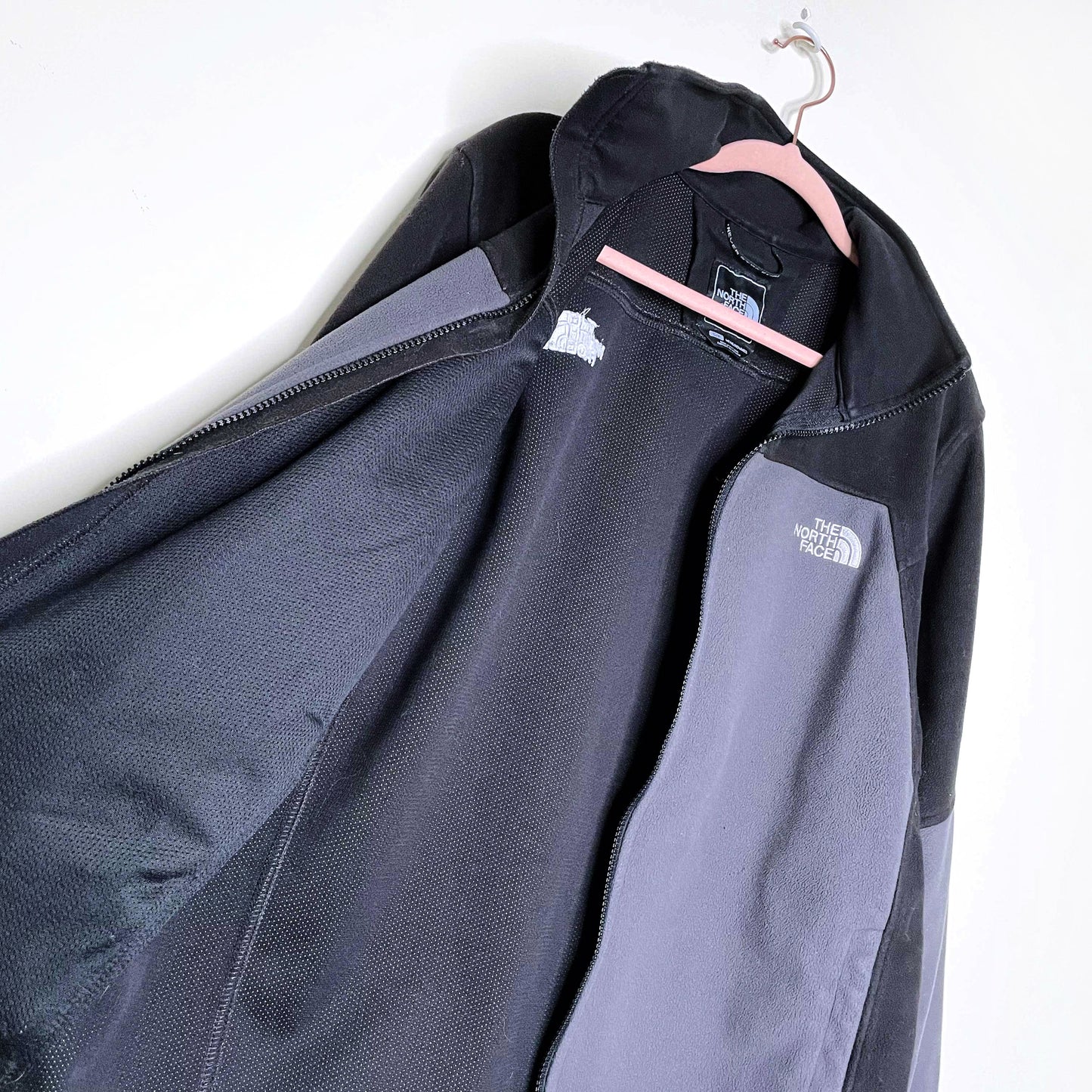 the north face soft shell fleece jacket - size small