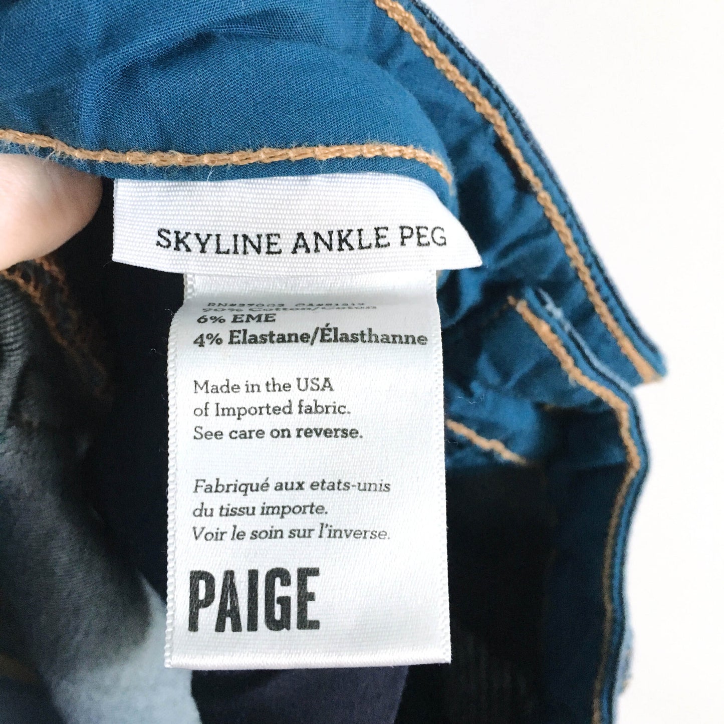 PAIGE Skyline Ankle Peg - size 26