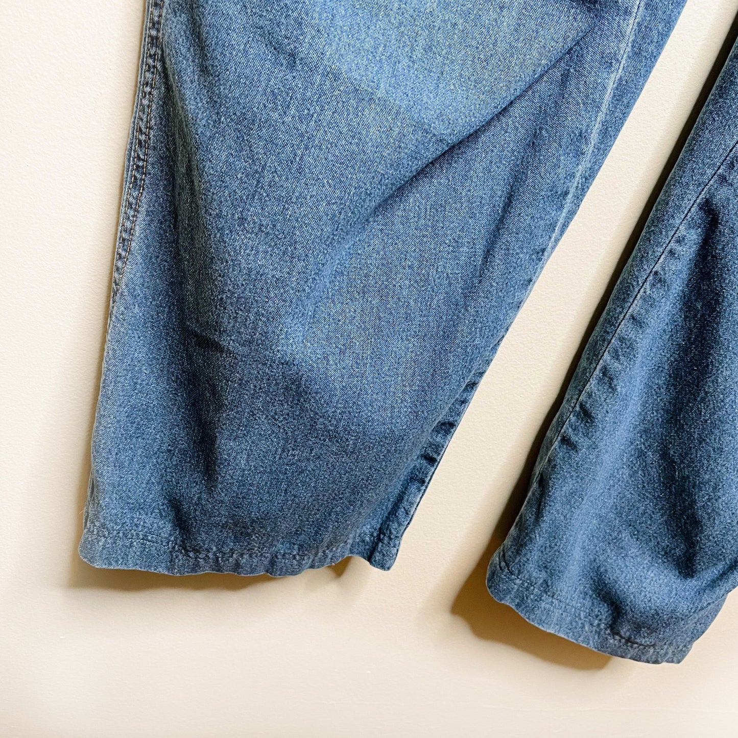 vintage 90s peace by piece carpenter denim overalls - size medium