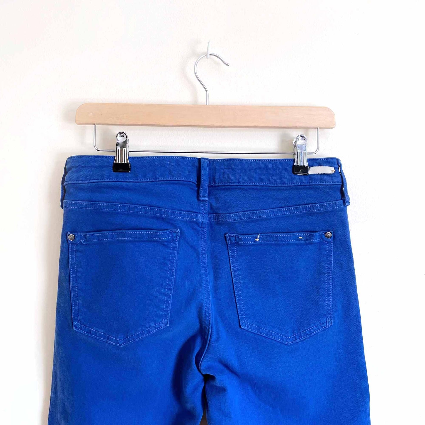 Pilcro and the Letterpress stet skinny ankle jean in cobalt blue - size 29