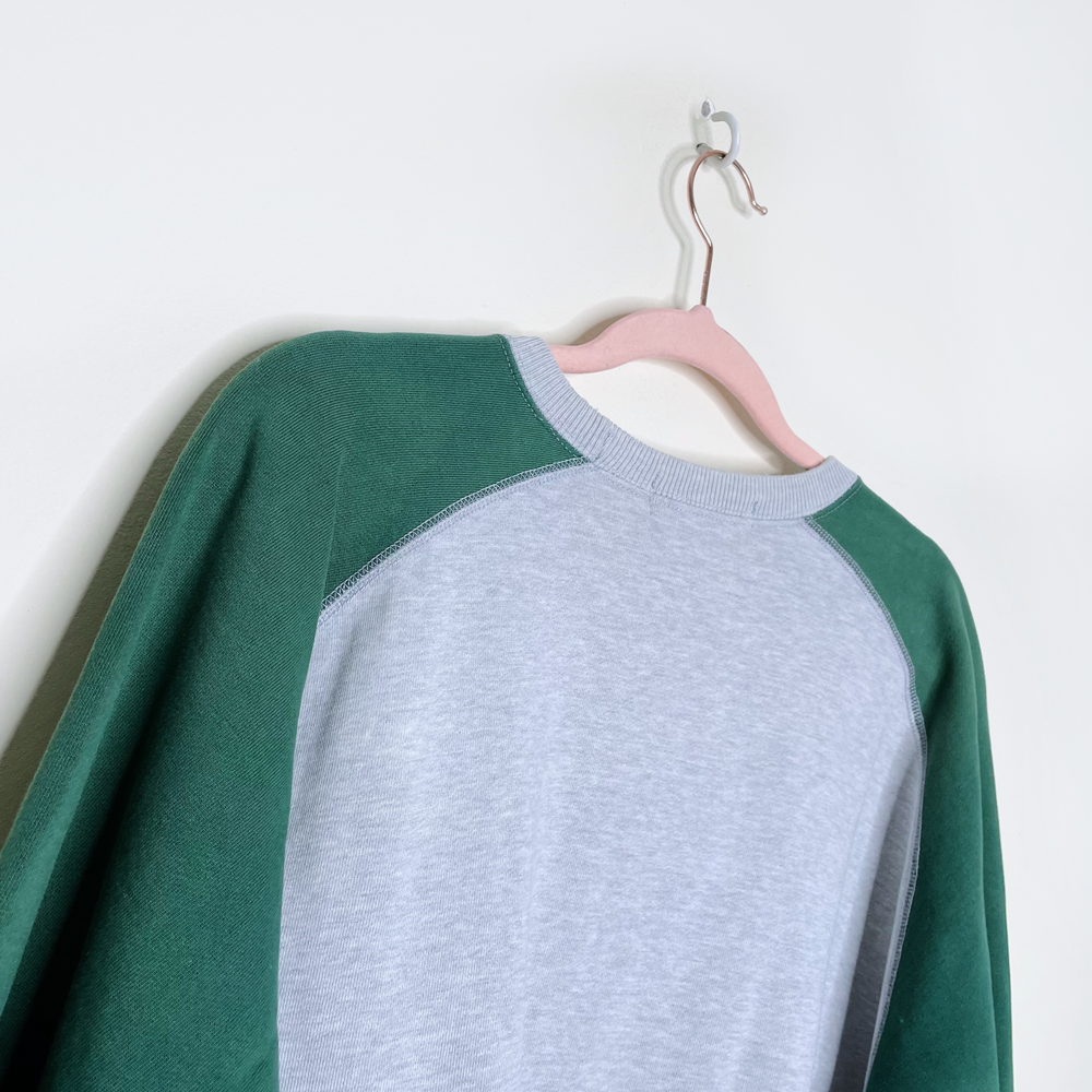 vintage 90s polo ralph lauren club raglan crewneck sweatshirt - size large