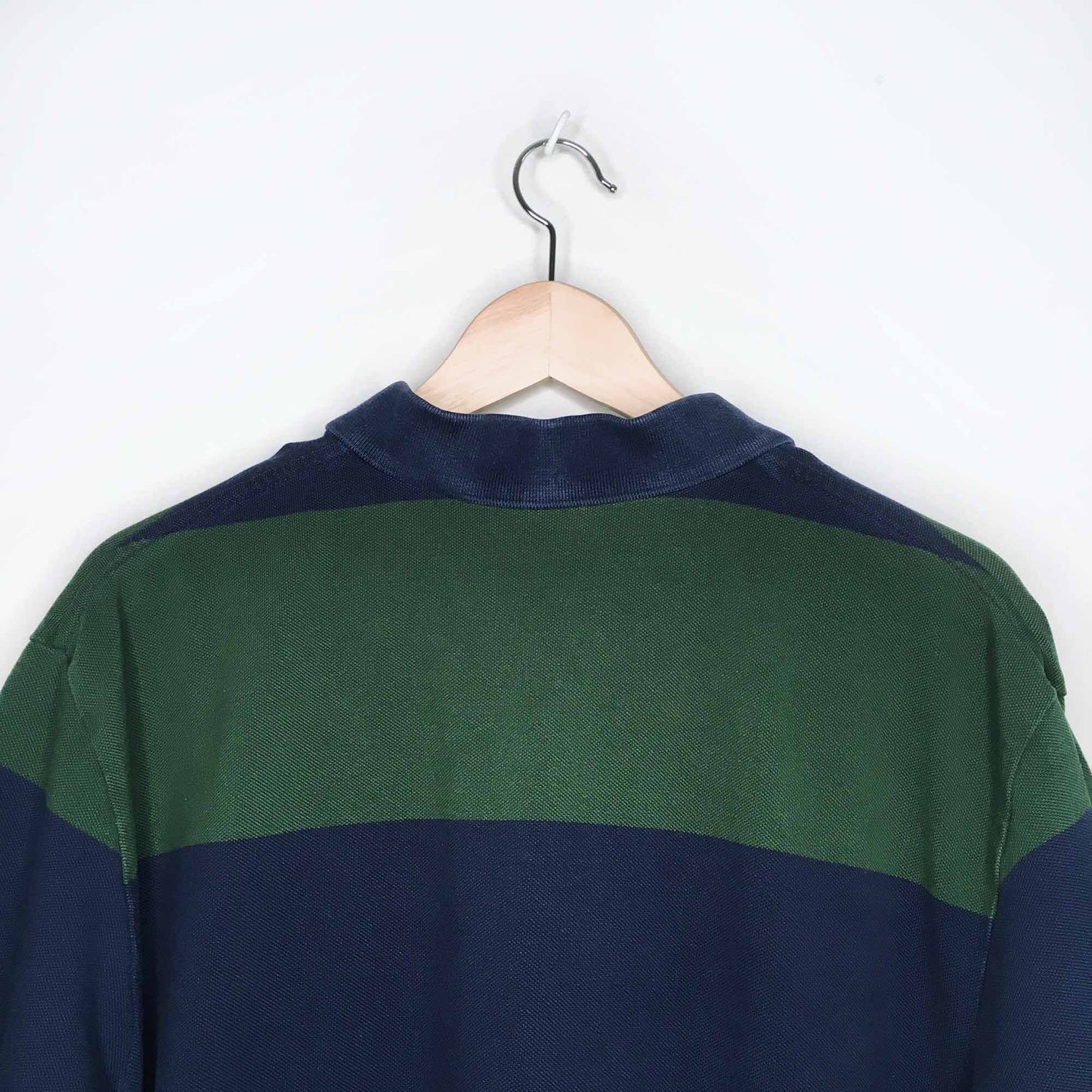 Polo Ralph Lauren crest rugby green stripe shirt - size Large