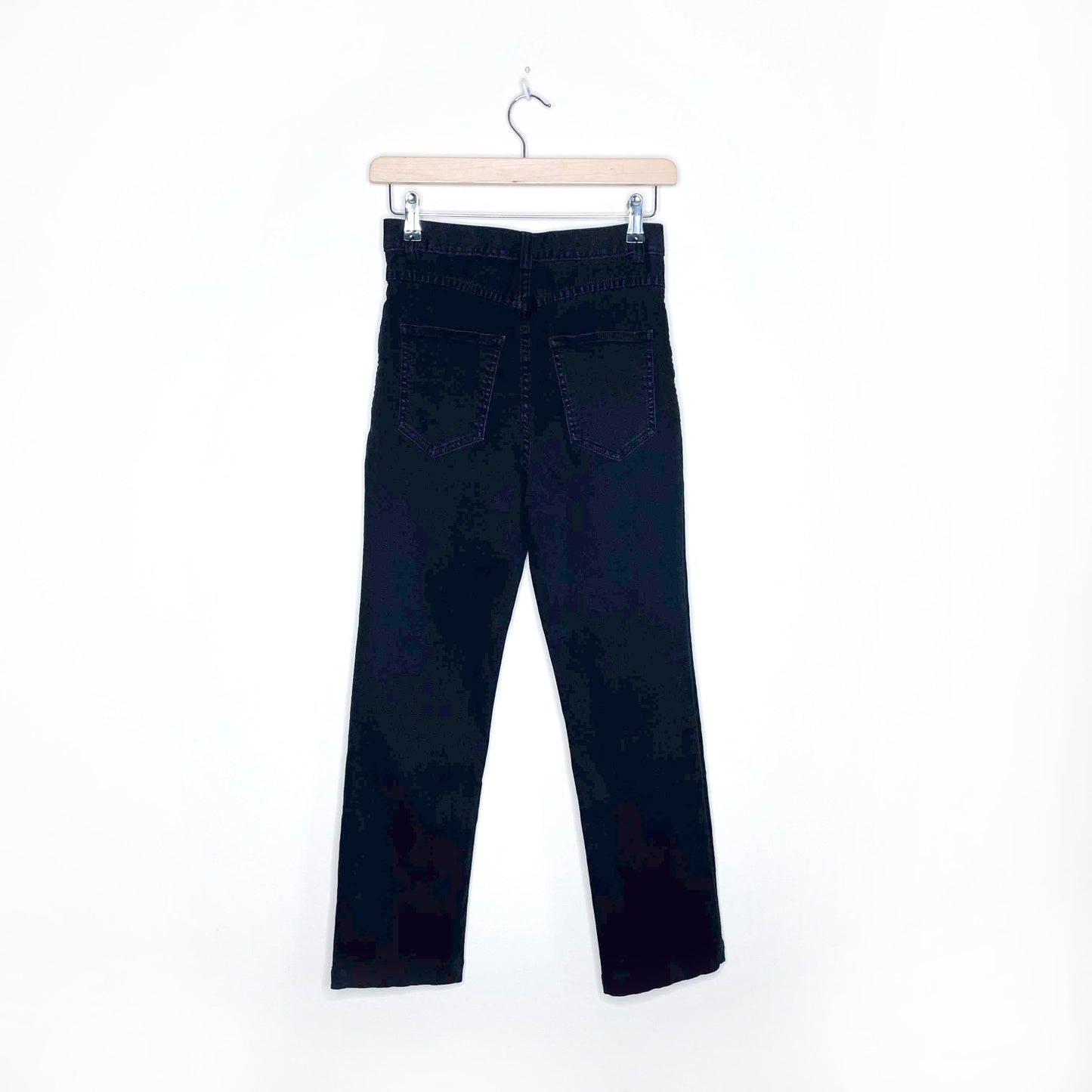 rachel comey bismark black high rise cropped jeans - size 4