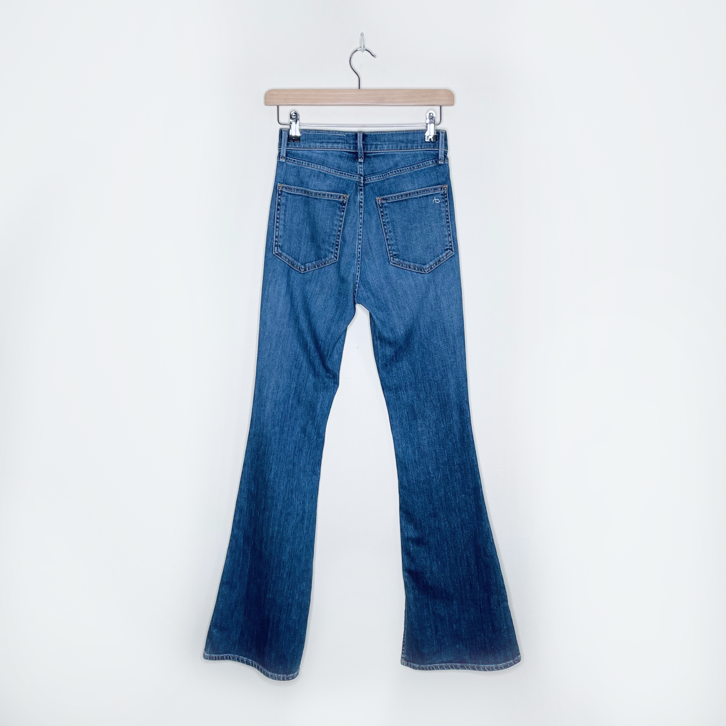 rag & bone ambra bella high rise flare jeans - size 24