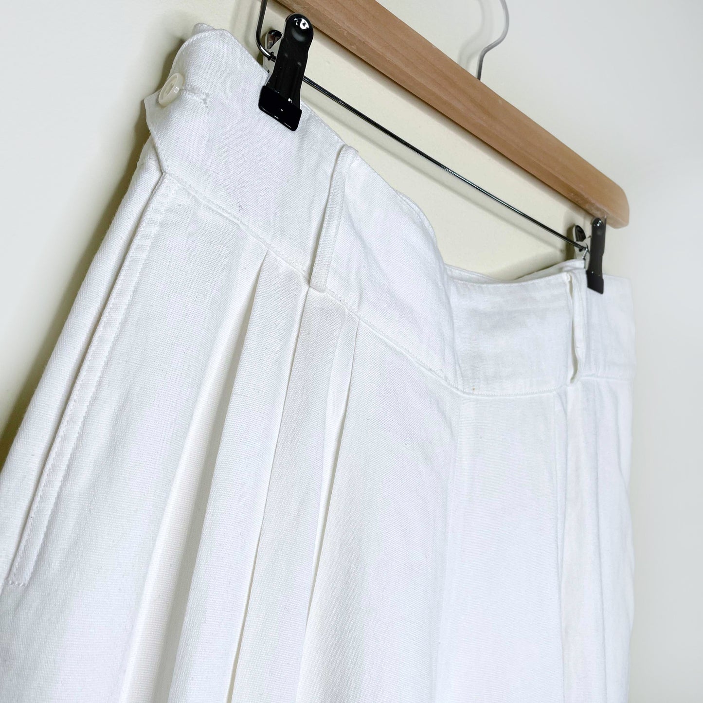 ralph lauren purple label white linen balloon pants - size 6