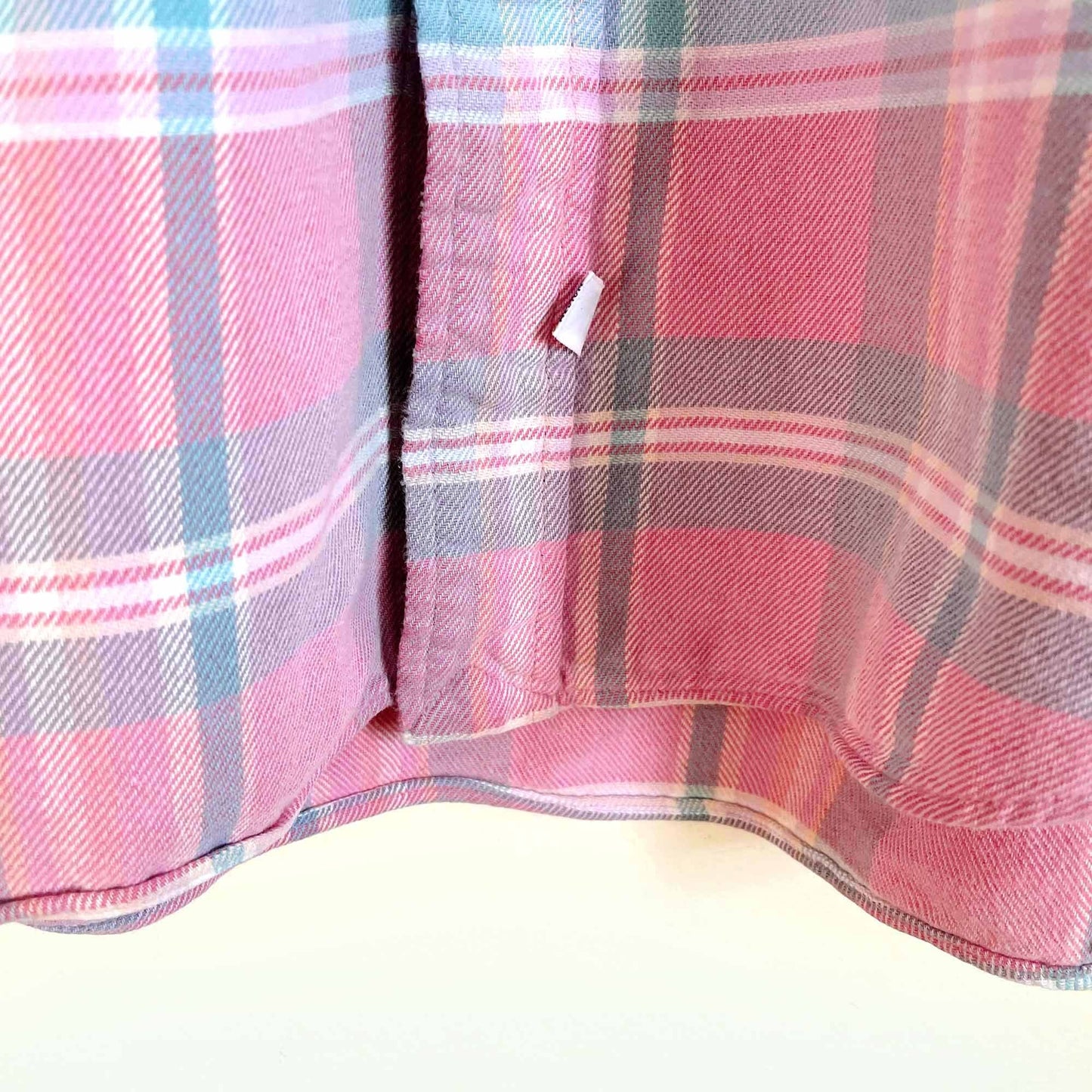 vintage ralph lauren pink madras button down shirt - size xl