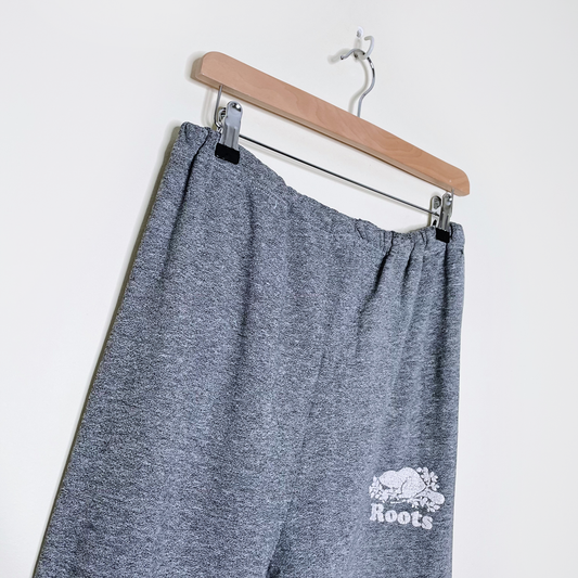 vintage 90s roots original salt + pepper sweatpants - size large